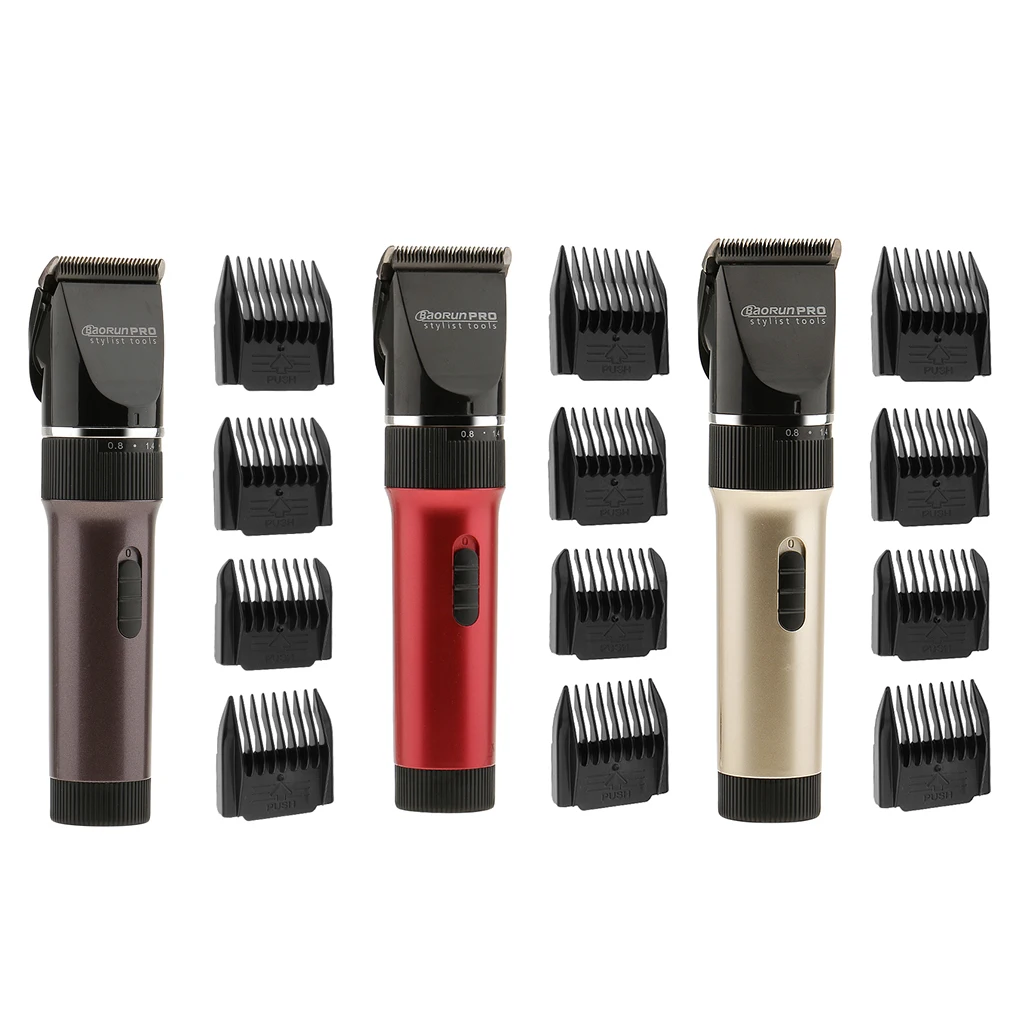 

Rechargeable Barber Hair Clipper Hairstyle Grooming Trimmer Kit EU Plug