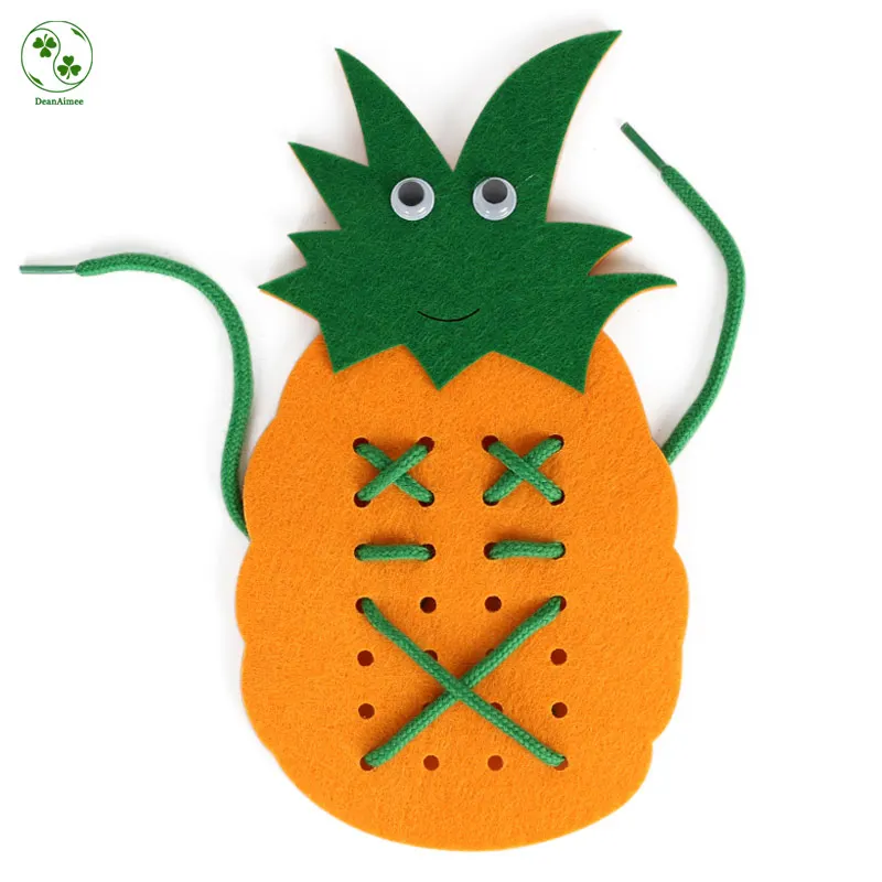 Недорогая веревка с ананасами детская обувная обувь ручной работы обучающие