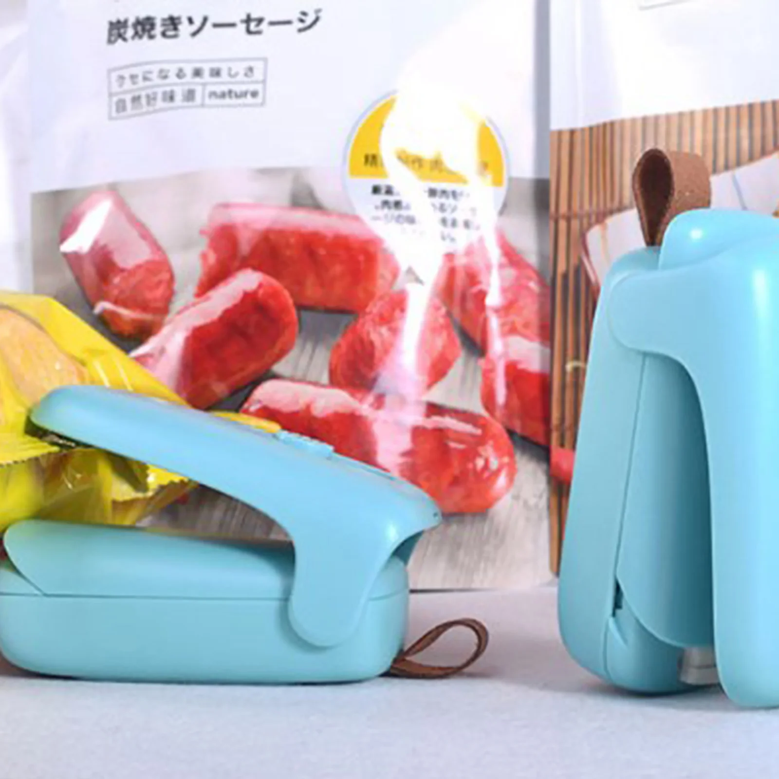 

Portable Mini Sealing Household Machine Heat Sealer Capper Food Saver For Plastic Bags Package Mini Gadgets Kitchen Tools