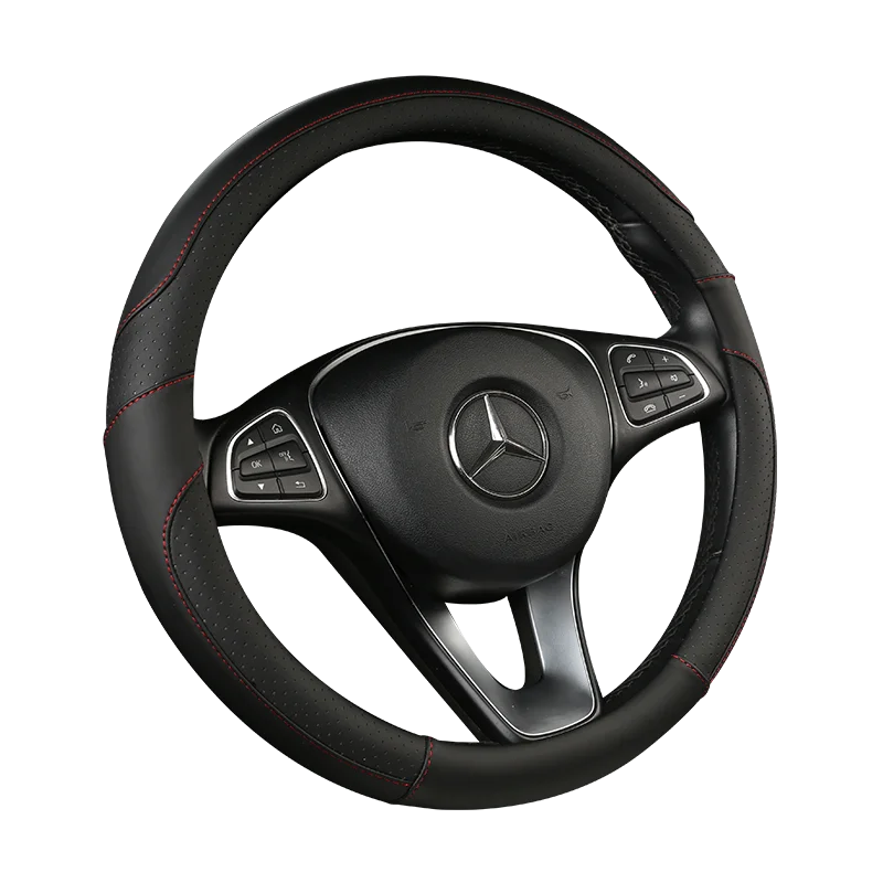 

Car steering wheel cover 37-38cm Fashion Wheel Covers for Women Lady Leather Steering-wheel Auto Interior Accessories