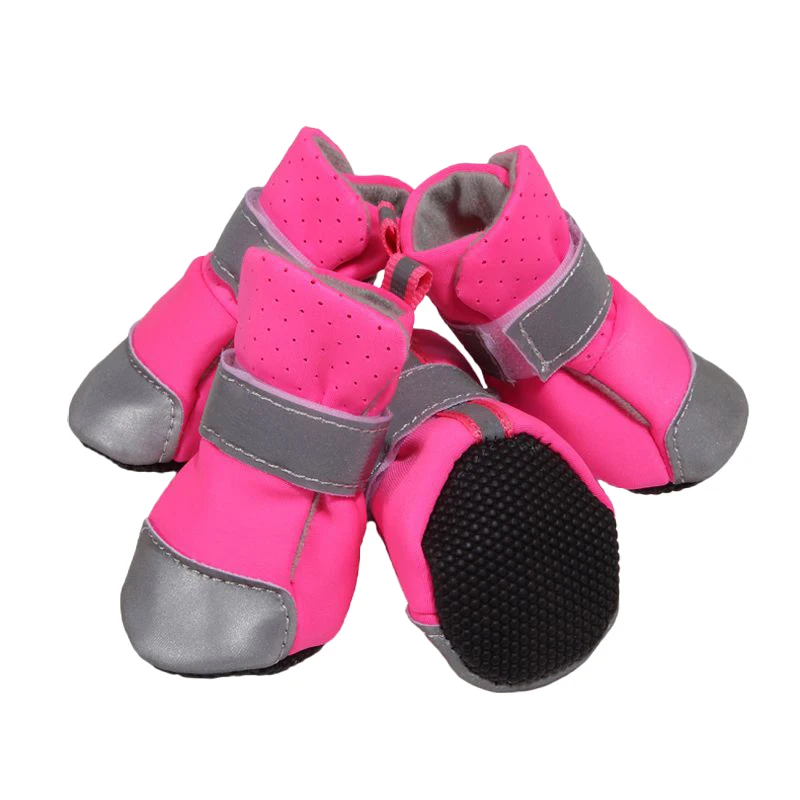Breathable Dog Cat Shoes Summer Waterproof Soft Bottom Puppy Socks Reflective Anti-Slip Rain Pet Boots Paw Protecters  - buy with discount