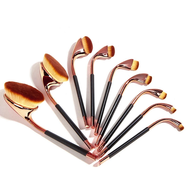 

Набор кистей для макияжа, набор из 9 предметов для нанесения основы, пудры, румян, теней для век, смеси губ