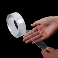 1 pc double sided adhesive nano tape traceless washable stretchable removable multifunctional tapes reusable duct sticker
