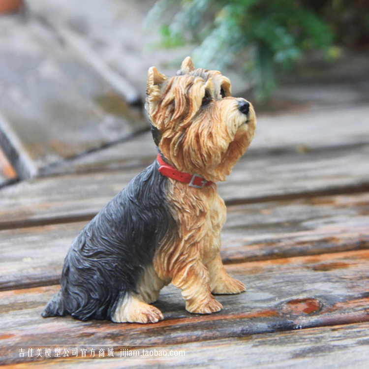Модная модель йоркширского терьера собаки маятник поделки коллекция для дома