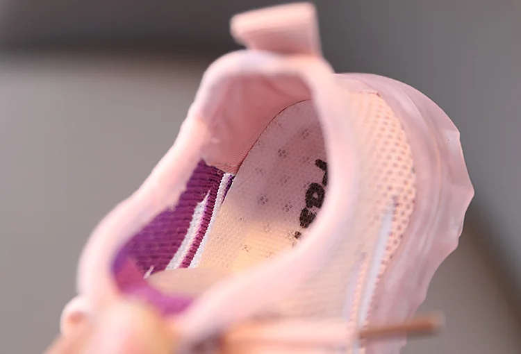 

Spring Summer Net Cloth Breathable Children's Casual Shoes Soft-soled Solid Color Children's Net Sneakers Running Shoes