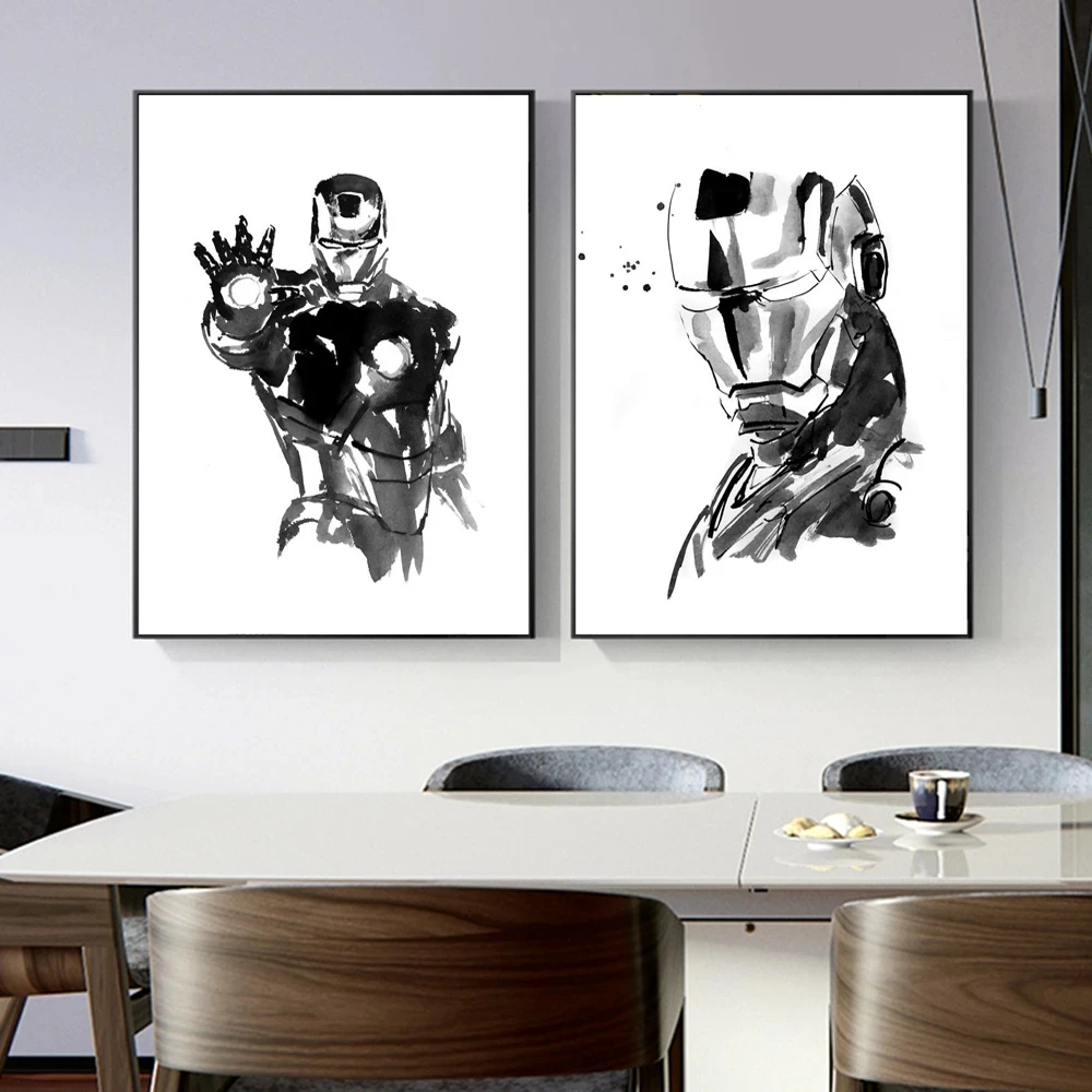 

Spider Man Modular Picture Superhero Iron Man Canvas Marvel Movies Disney HD Prints Poster No Frame Home Decor Wall Art Painting