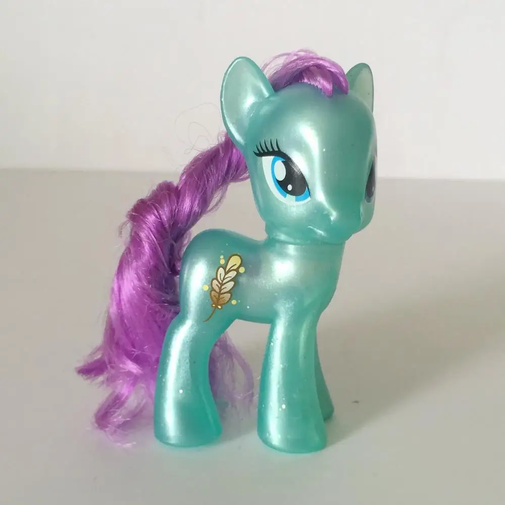 8 см милая девочка пони из ПВХ с гривой кристалл сапфир Joy маленькие фигурки