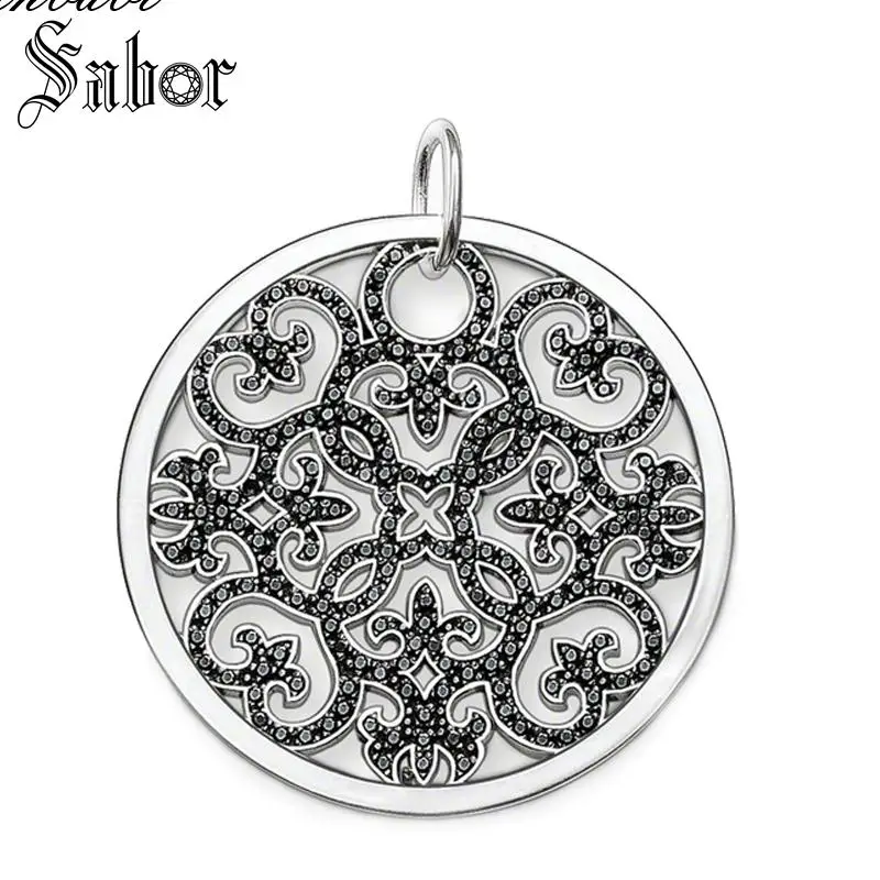 Женская подвеска серебряного цвета Классическая Подарочная украшение