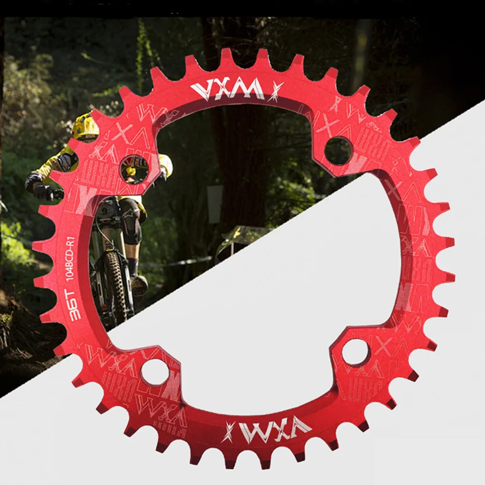 

SKOVAT 104BCD Mountain Bike Bicycle Chainwheel 30T 32T 34T 36T 38T 40T 42T Narrow Wide Chain Wheel MTB Chaining Round Oval