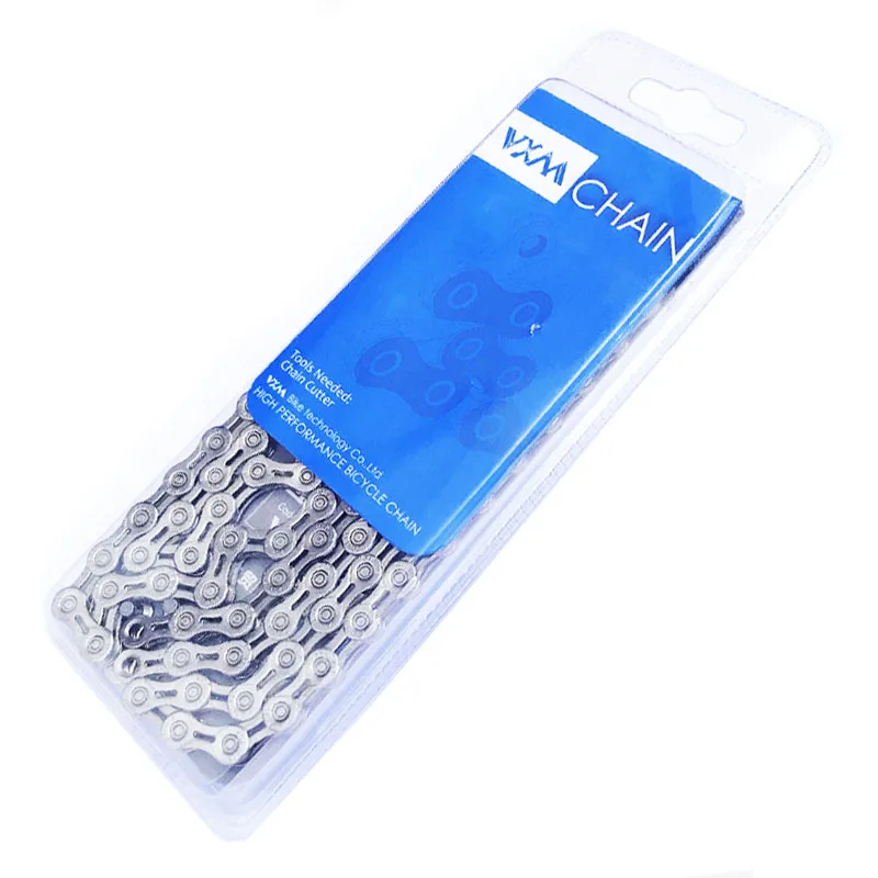 

VXM New Antirust Plating 1 6 7 8 9 10 11 Speed Bicycle chain Silver bike chain bike basic EL chains 114L 116L All series chain