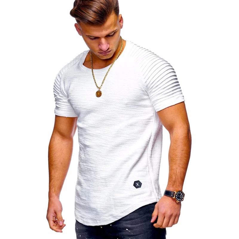 

212# Spring autumn Casual cotton t shirt mens T-shirt