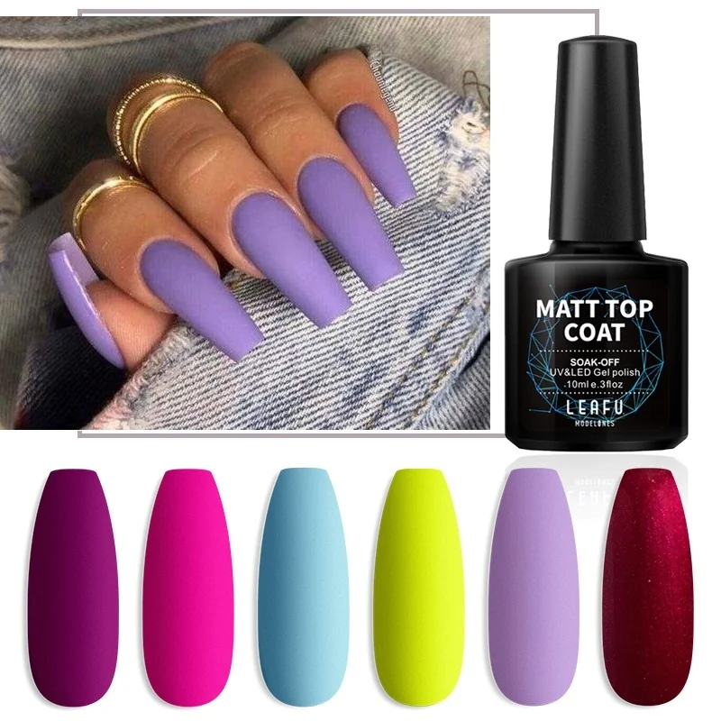 Modelones матовое покрытие для ногтей впитывающее светодиодный Гель лак