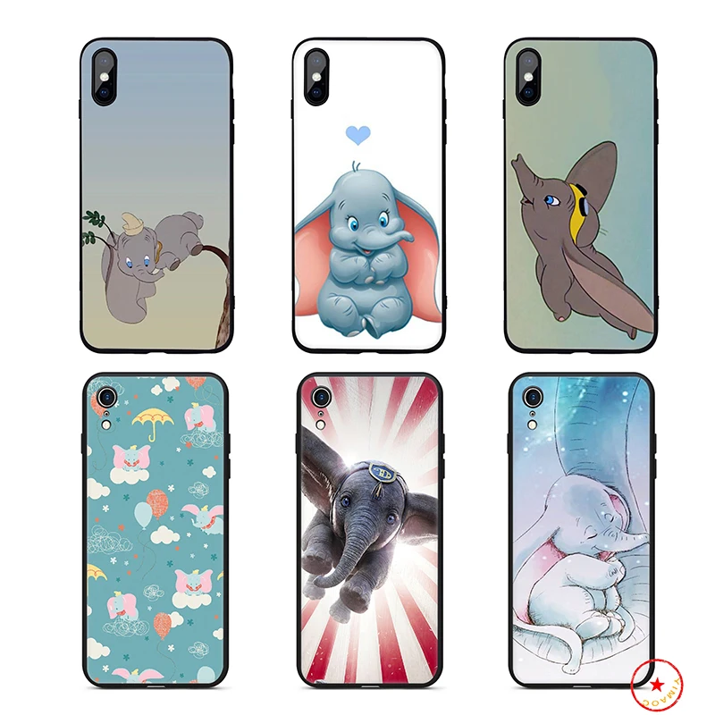 Dumbo фильм привлекательный мягкий силиконовый чехол для телефона iPhone 11 Pro Xs Max X или