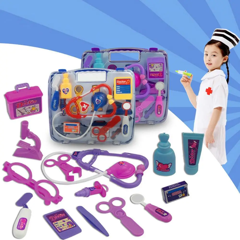 

Medical Kit Role Play Doctor Playset for Kids Birthday Gift Kid Child Pretend Toy Set Medicine Box Play Educational Toy Doctor