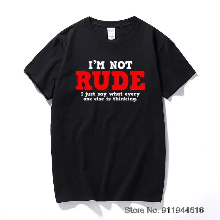 Rude Thinking Sarcastic T-Shirt Cool Adult Novelty Gift Idea Humor Funny tshirts summer top t shirt Cotton short sleeve camiseta
