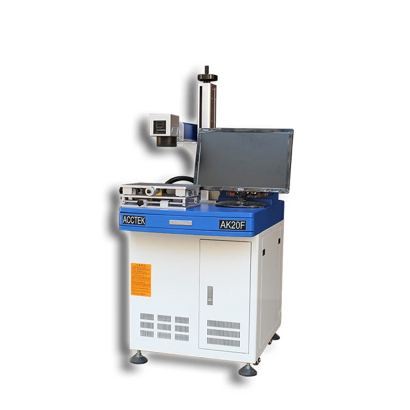 

China Jinan AccTek Fiber Laser Marking Machine AK20F with Multifunctional