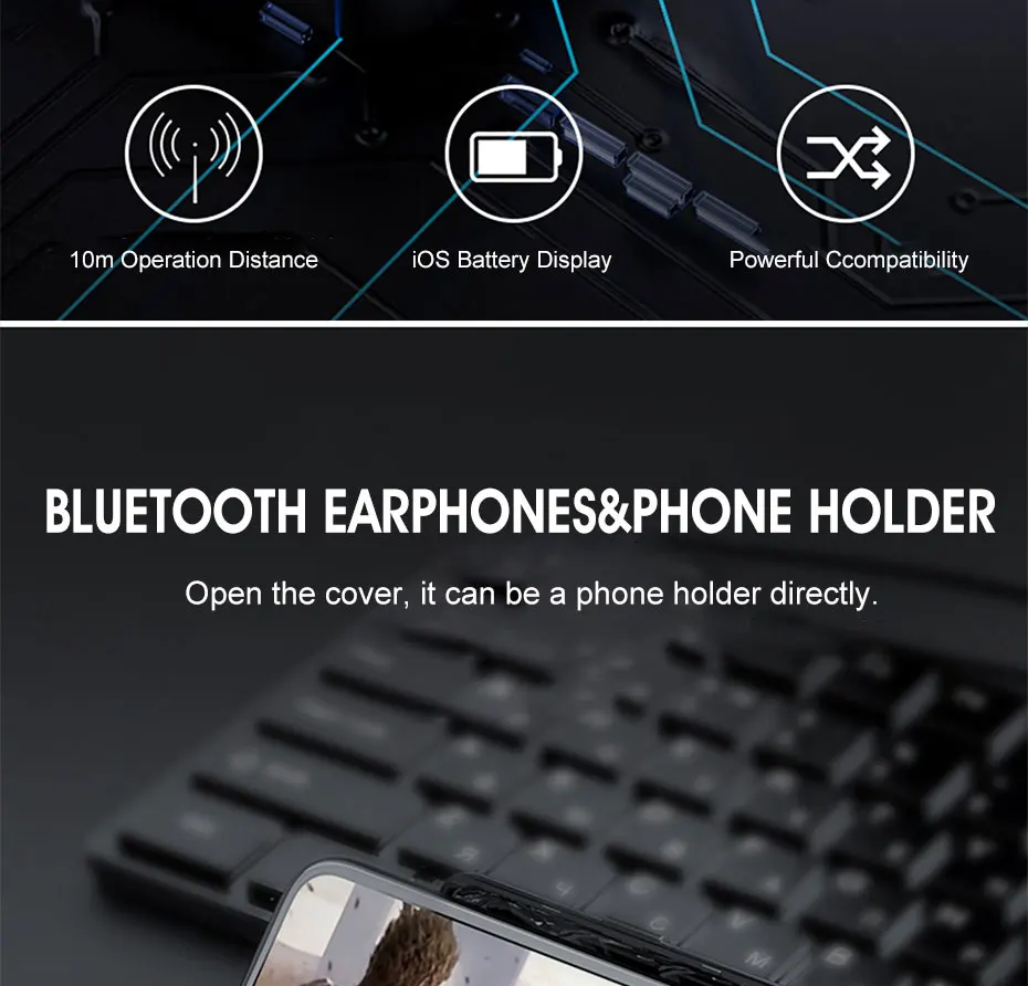 F9 TWS Bluetooth 5,0 6D стерео беспроводные наушники светодиодный дисплей водонепроницаемые IPX7 спортивные наушники с зарядным устройством микрофон для всех телефонов