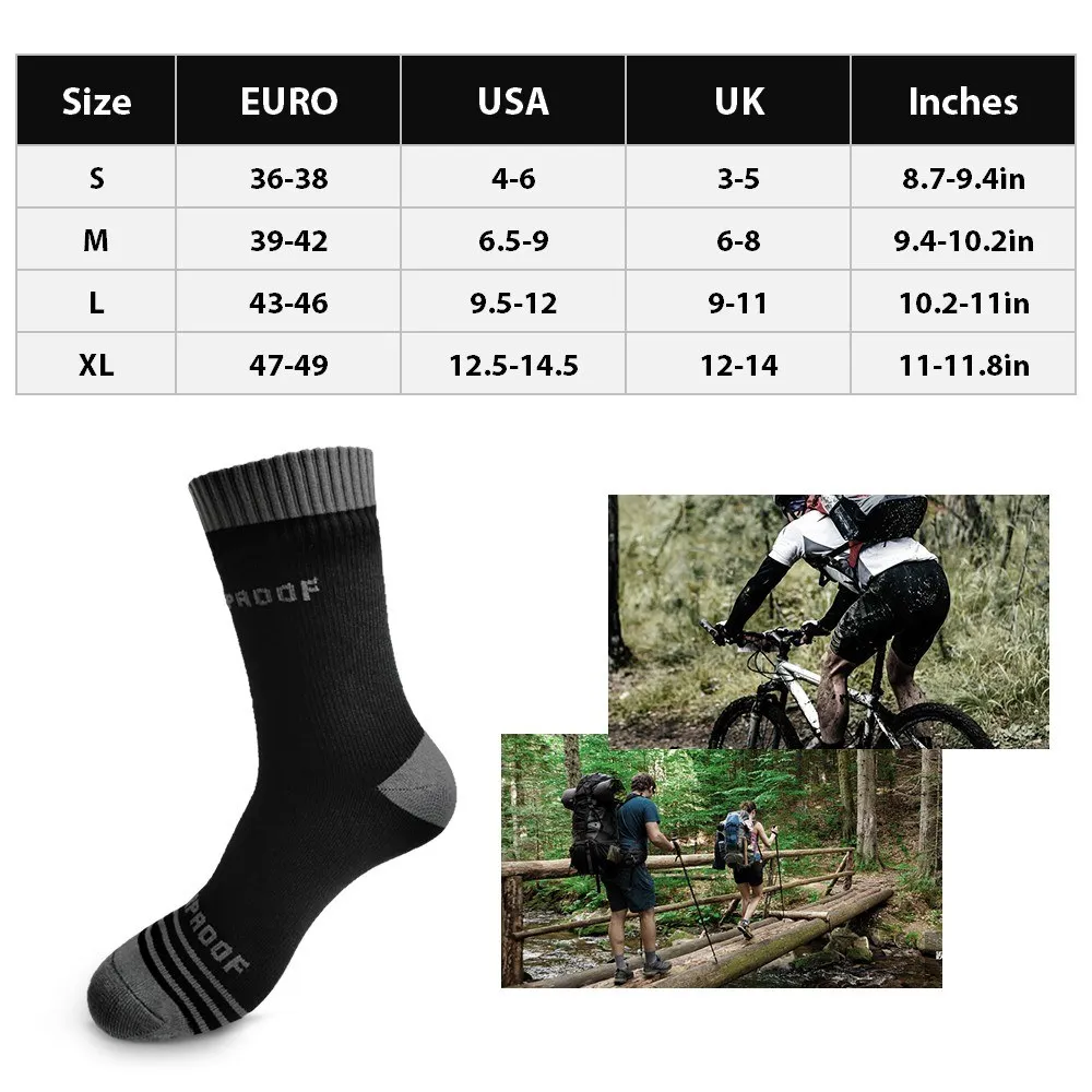 

Waterproof Breathable Socks for Men Women Outdoor Sports Hiking Skiing Trekking Socks