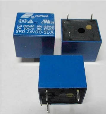 SRD-24VDC-SL-A DIP-4 5 шт. реле SRD-03VDC-SL-C Rele 3 в 10A 250VAC 10A 30VDC реле времени питания 5PIN реле 03 в высокое качество - Габаритные размеры: SRD-24VDC-SL-A DIP-4