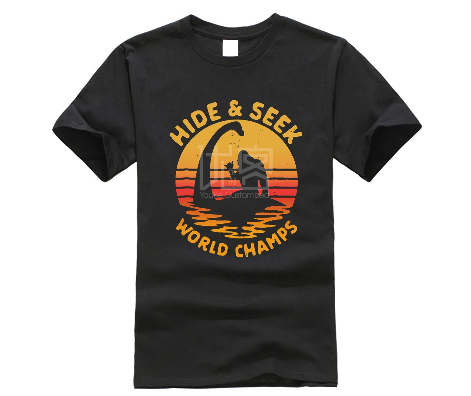 Брендовая мужская рубашка забавная футболка в стиле хиджайк и Несси| |