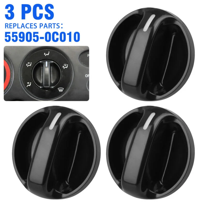3 шт./компл. автомобильные аксессуары OEM 559005 0c010 A/C ручки для контроля климата