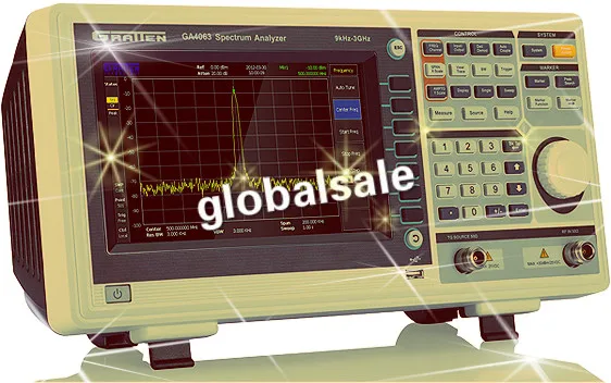 Бесплатная доставка цифровой анализатор спектра ATTEN GA4033 + TG 9 кГц ~ 3 ГГц частоты с