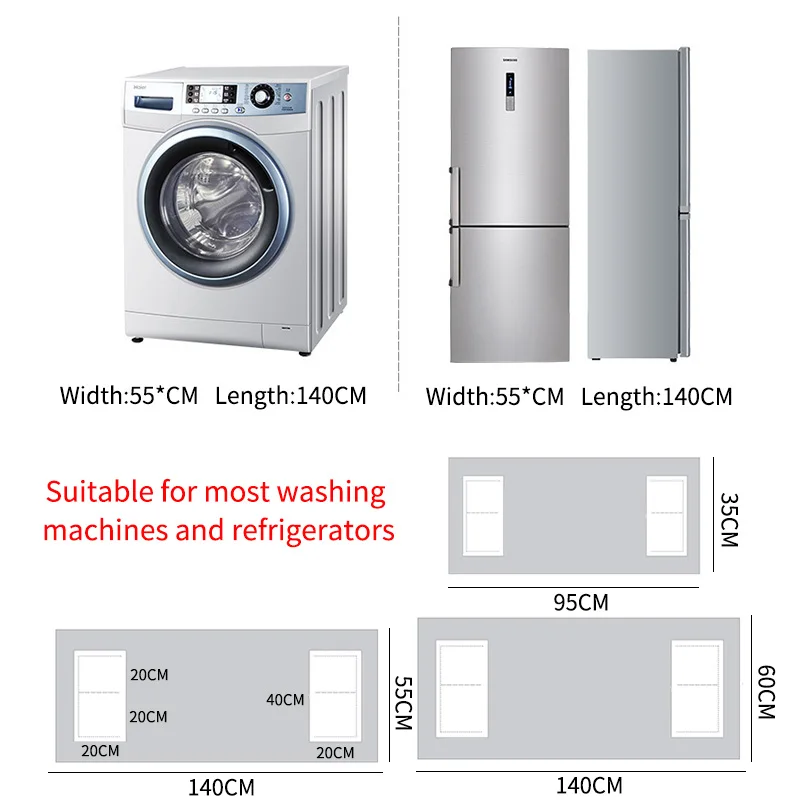 Чехол для стиральной машины в скандинавском стиле с зелеными листьями защита от