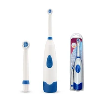 1 set electric toothbrush with 2brush heads battery operated oral hygiene battery power teeth whitening teeth brush for children