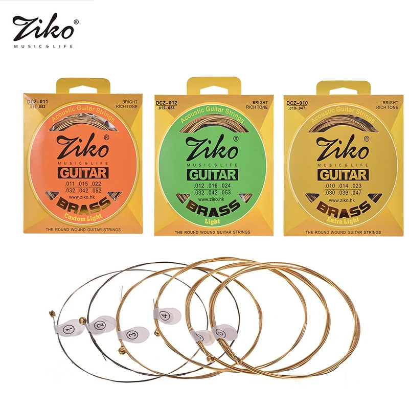 ZIKO DCZ-010 ссветильник кие Струны для акустической гитары шестигранный провод из