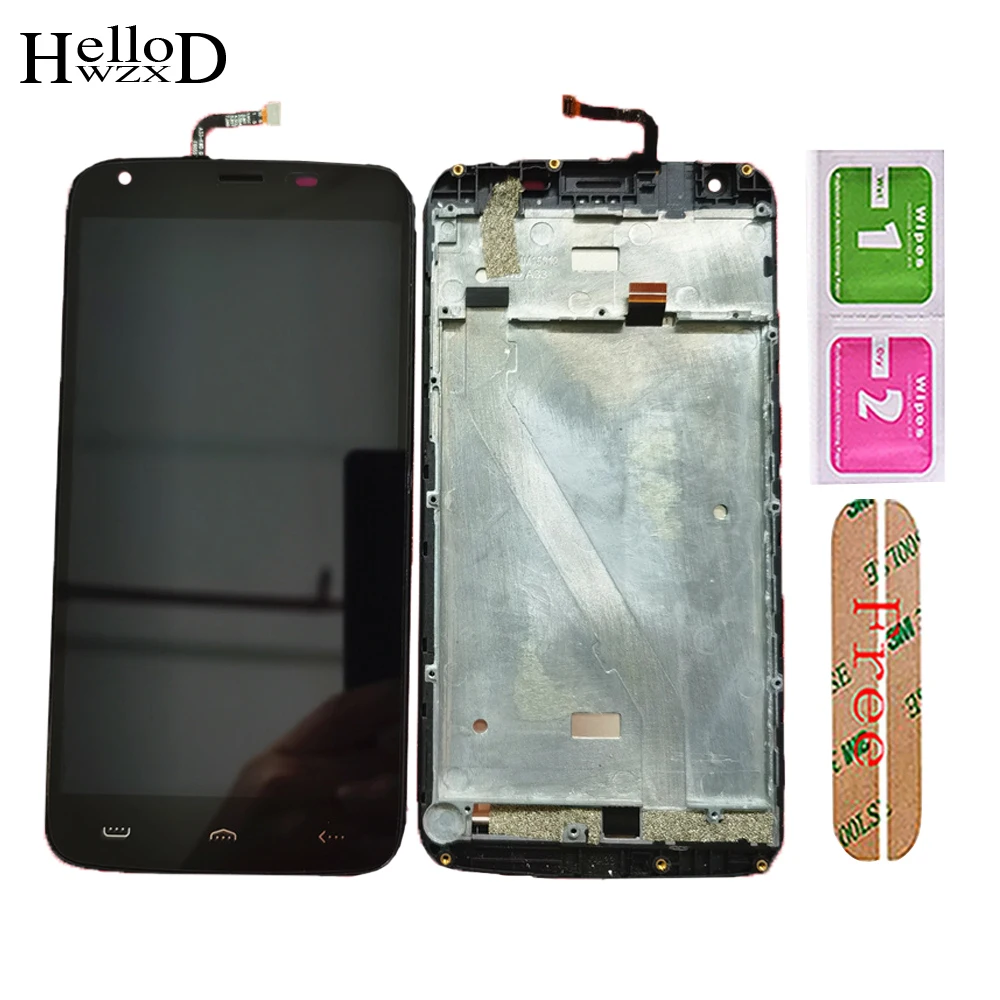 

Original Digitizer For Doogee T6/T6 Pro 5.5 Inch Touch Screen+1280X720 LCD Display+Frame Assembly Replacement Parts