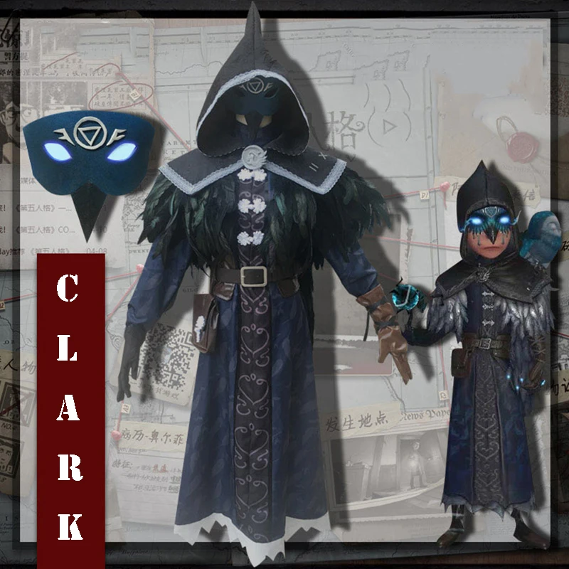 Персонаж игры V костюмы для косплея Seer Eli CLK Косплей Костюм Ночная Сова кожа косплей одежда для мужчин Хэллоуин костюм для вечеринки