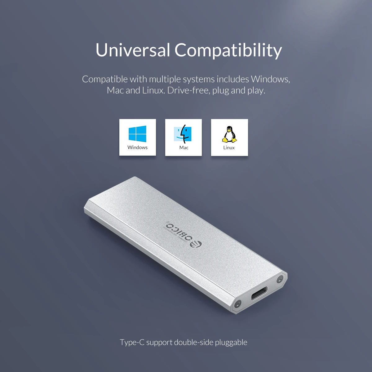 ORICO NVME M.2 корпус M.2 для usb type C 3,1 SSD адаптер M2 SSD Чехол Поддержка UASP 10 Гбит/с для NVME PCIE SSD диск коробка