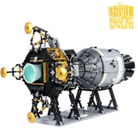 mould king moc star plan apollo11 lunar lander spacecraft model building blocks bricks kids diy toys birthday christmas gifts