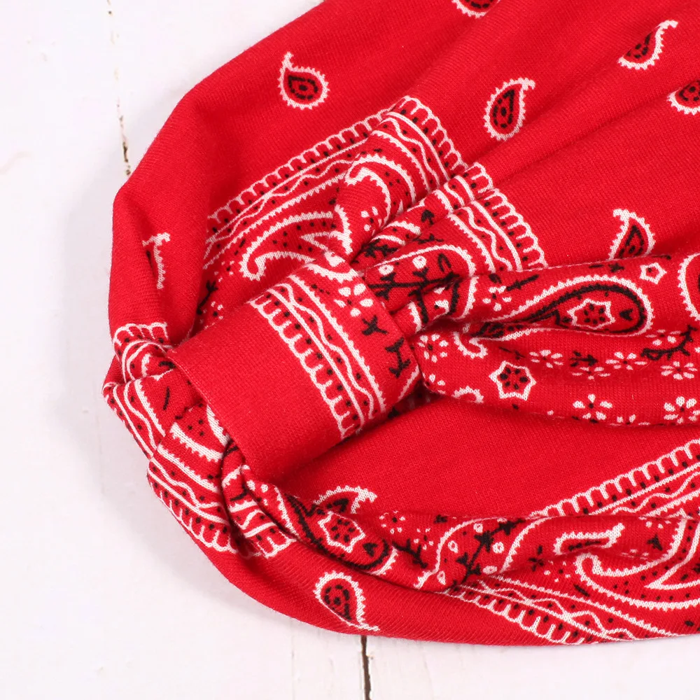 Wide edge cashew nut crescent print headbands Hairband hijab warm shawl ladies foulard femme headband hair bufanda mujer |