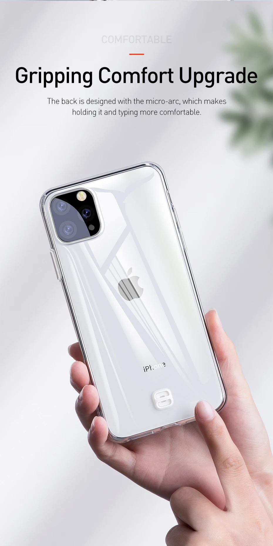 Чехол для телефона Baseus для iPhone 11 Pro Max Xs X, чехол с ремешком, защита от падения, прозрачная защитная задняя крышка для iPhone Xs Max X, Fundas