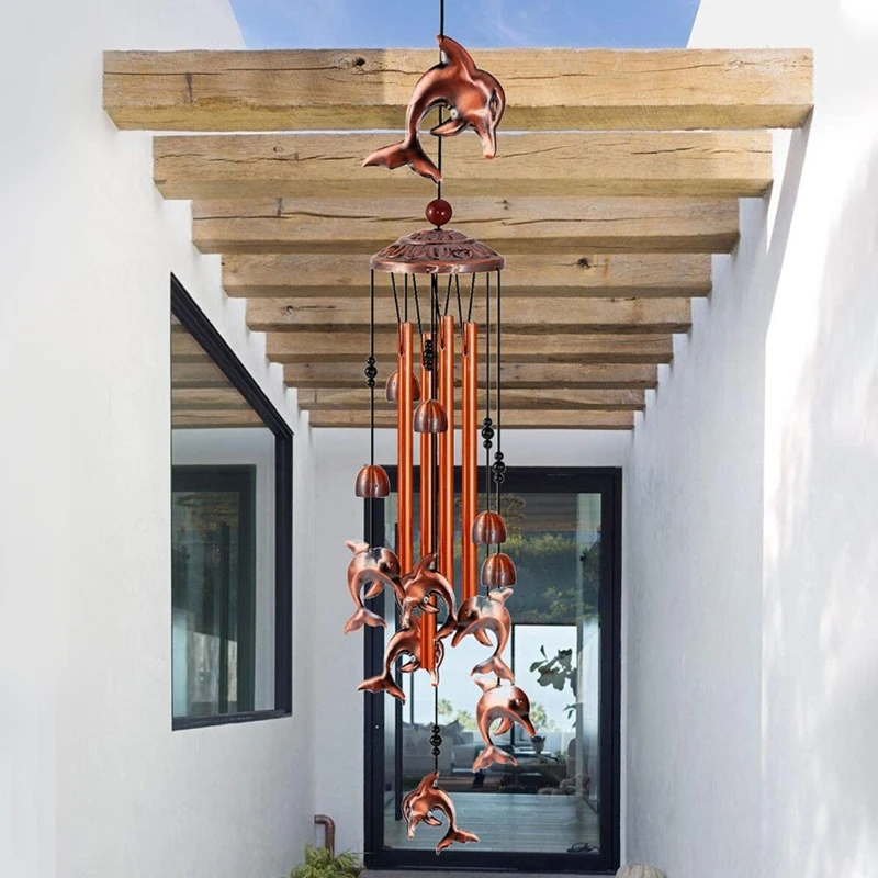 Ветряные колокольчики в стиле ретро успокаивающие музыкальные с - Цена: 912,21 руб.