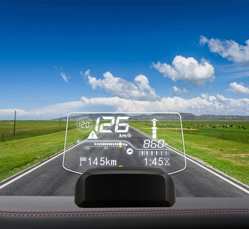 CXAT 501C Многофункциональный умный автомобиль OBD HUD цифровой измеритель код неисправности сигнализации дисплей