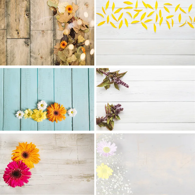 

Vinyl Custom Photography Backdrops Prop Wooden Planks Theme Photography Background 191106DF-04