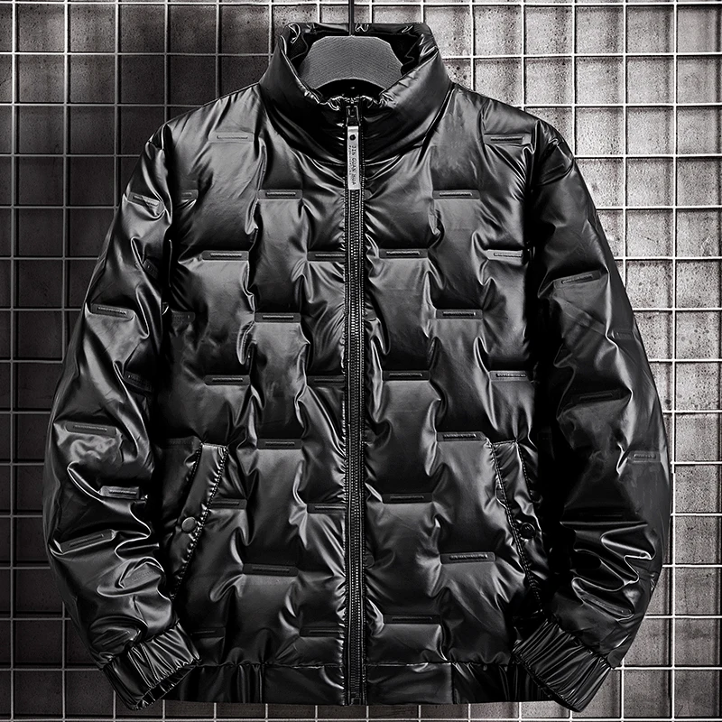 New Arrival Fashion Winter Men super brand Down Jacket Young Thick Casual White Duck Down Plus Size Brighting warm lighting