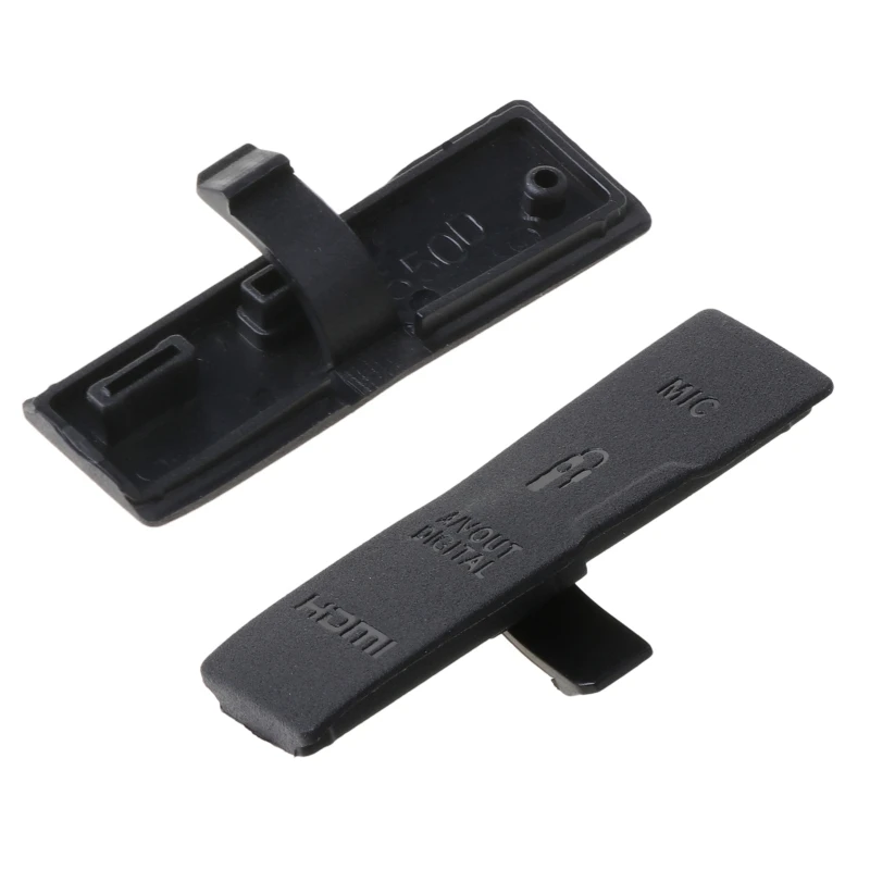 

2022 New Side USB MIC DC Video Door Cover Rubber Replacement for canon 550D Camera