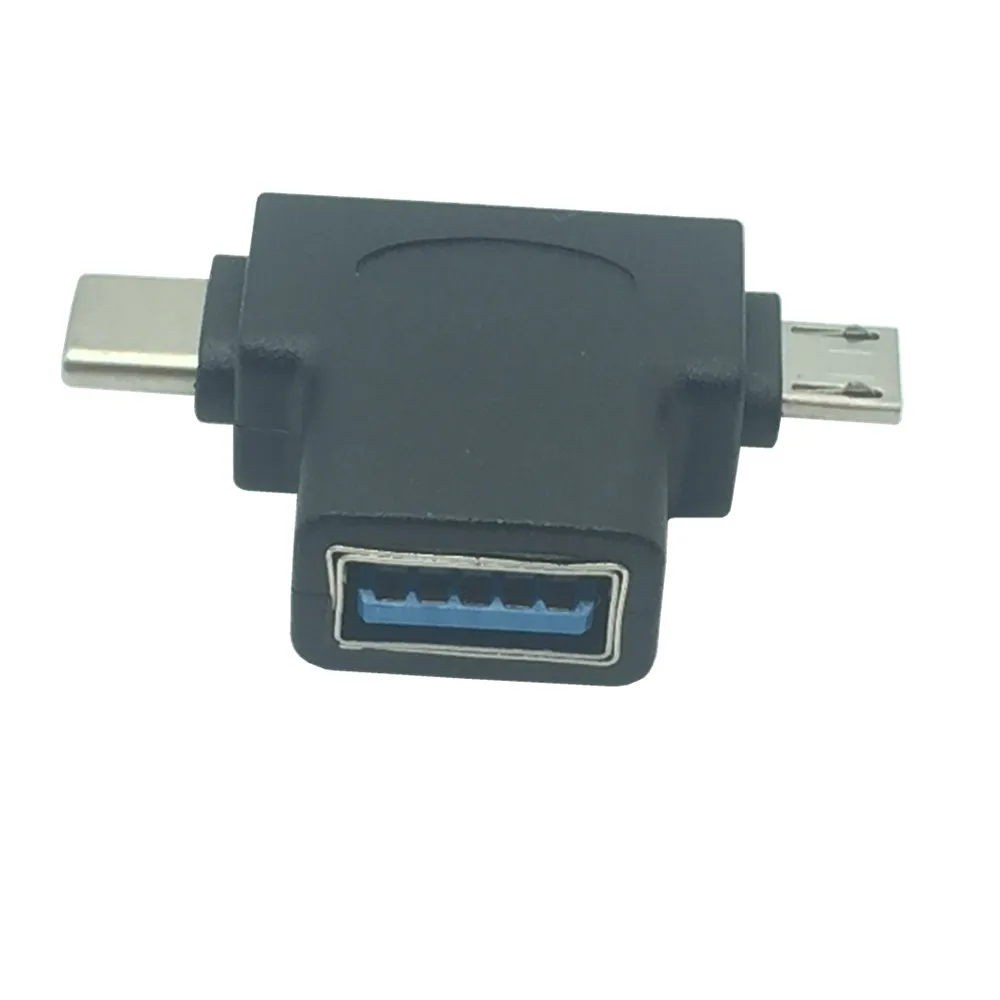 2 в 1 кабель USB 3 0 OTG Type C Micro usb для адаптер передачи данных телефона Samsung Xiaomi Huawei Type-C |