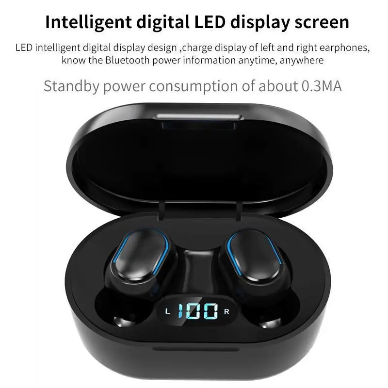 true wireless earbuds bluetooth headphones sports earphones tws in ear headsets with microphone mic waterproof for mobile phone free global shipping