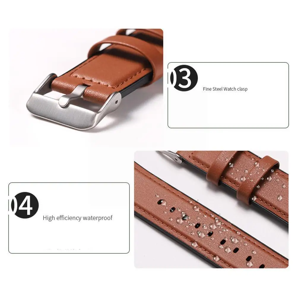 

For Watch3GTPro Huami Youth GTR2EGTS22mm General Leather Strap Spot A8V9