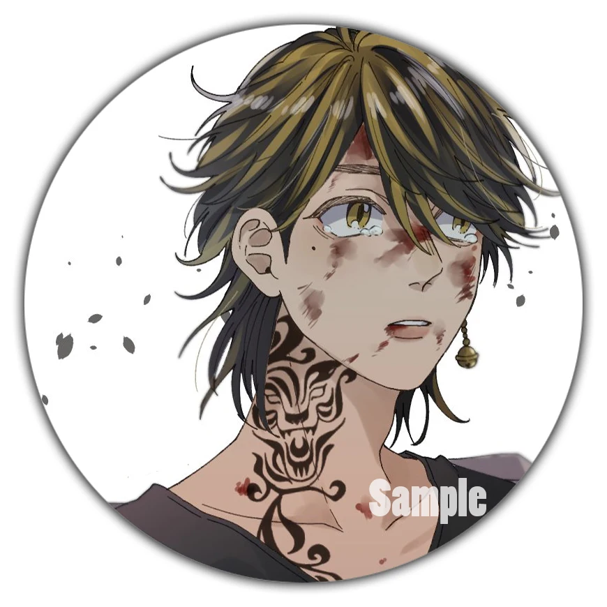 Значки Мстители Токио выдерживают раньше значок Аниме периферийные подарки для