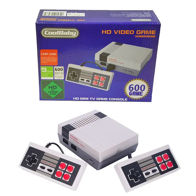 

Coolboy RS-39 HDMI выход, Классический игровой ретро-плеер, семейные ТВ-видео игровые консоли детства, встроенный 600 с двойной ручкой управления