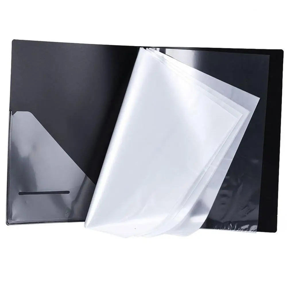 80 Sheets A4 Music Book Folders Piano Score Band Choral Insert-type Folder Supplies Waterproof File Storage Product Hot | Канцтовары для