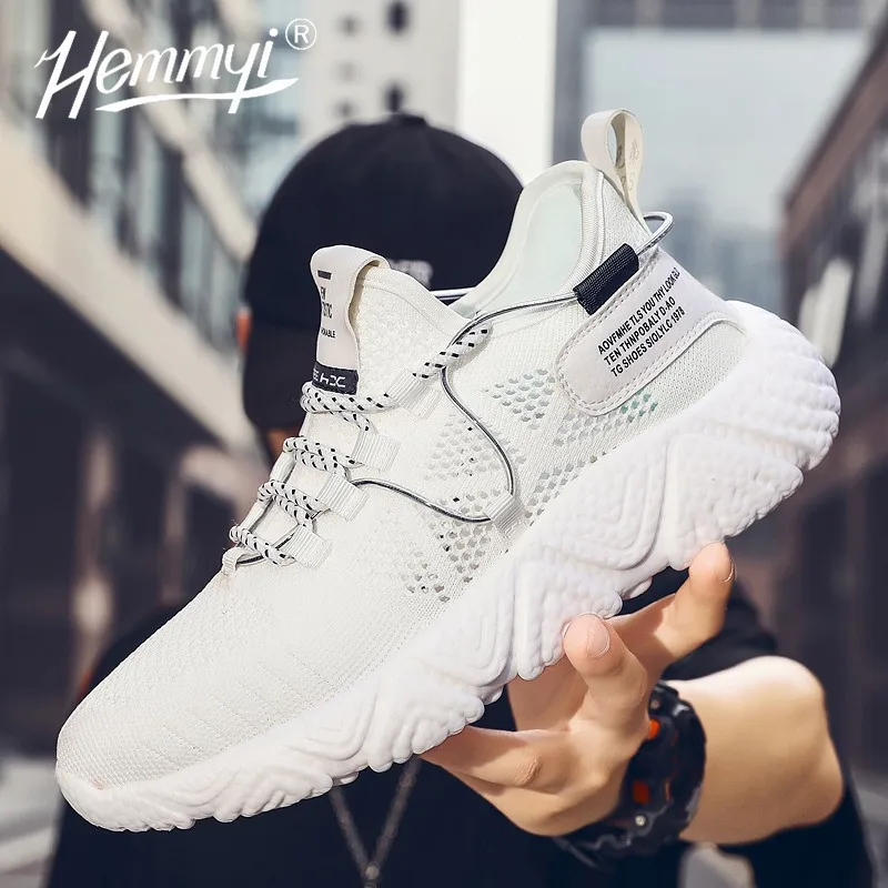 Мужские кроссовки Hemmyi летние дышащие из сетчатого материала удобная модная