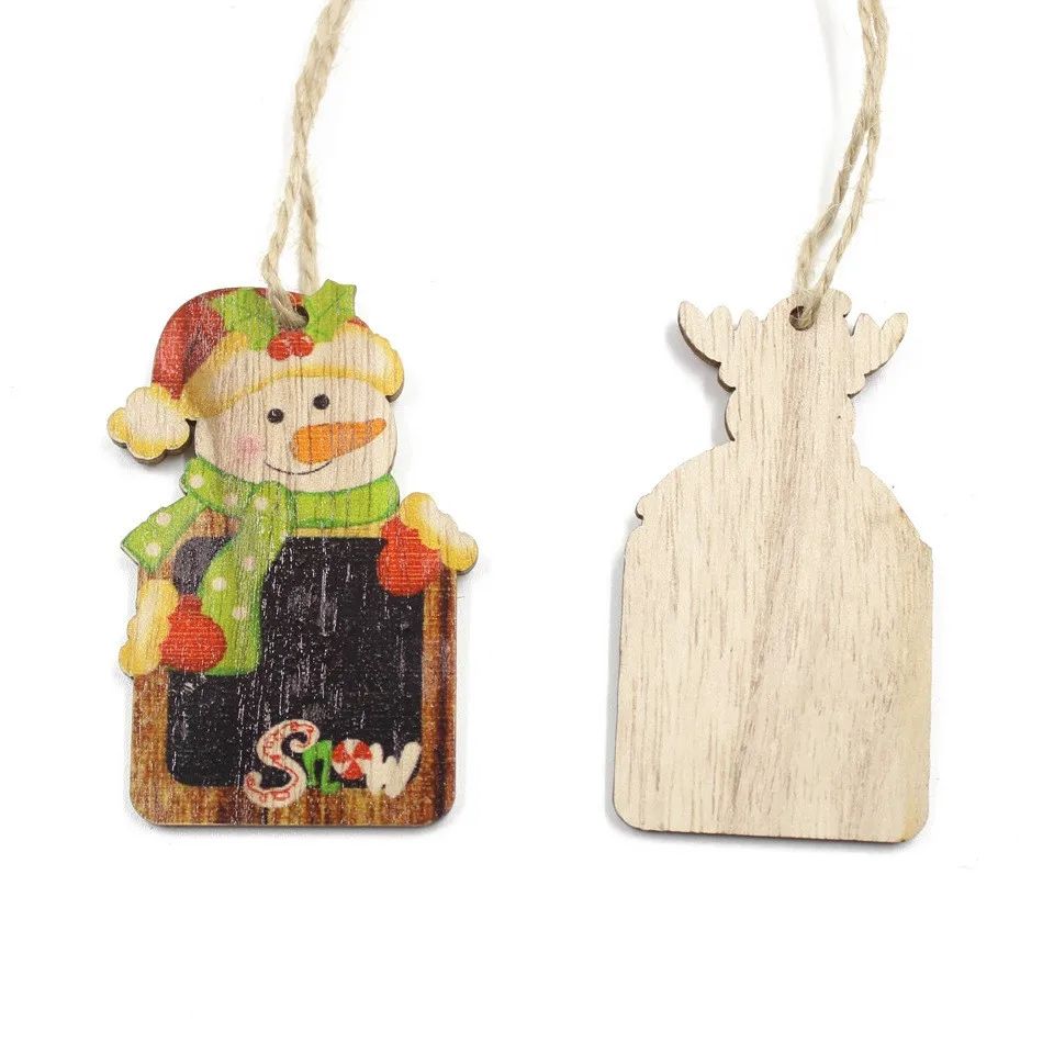 3 шт. декоративная подвеска для новогодней елки из натурального дерева | Дом и сад