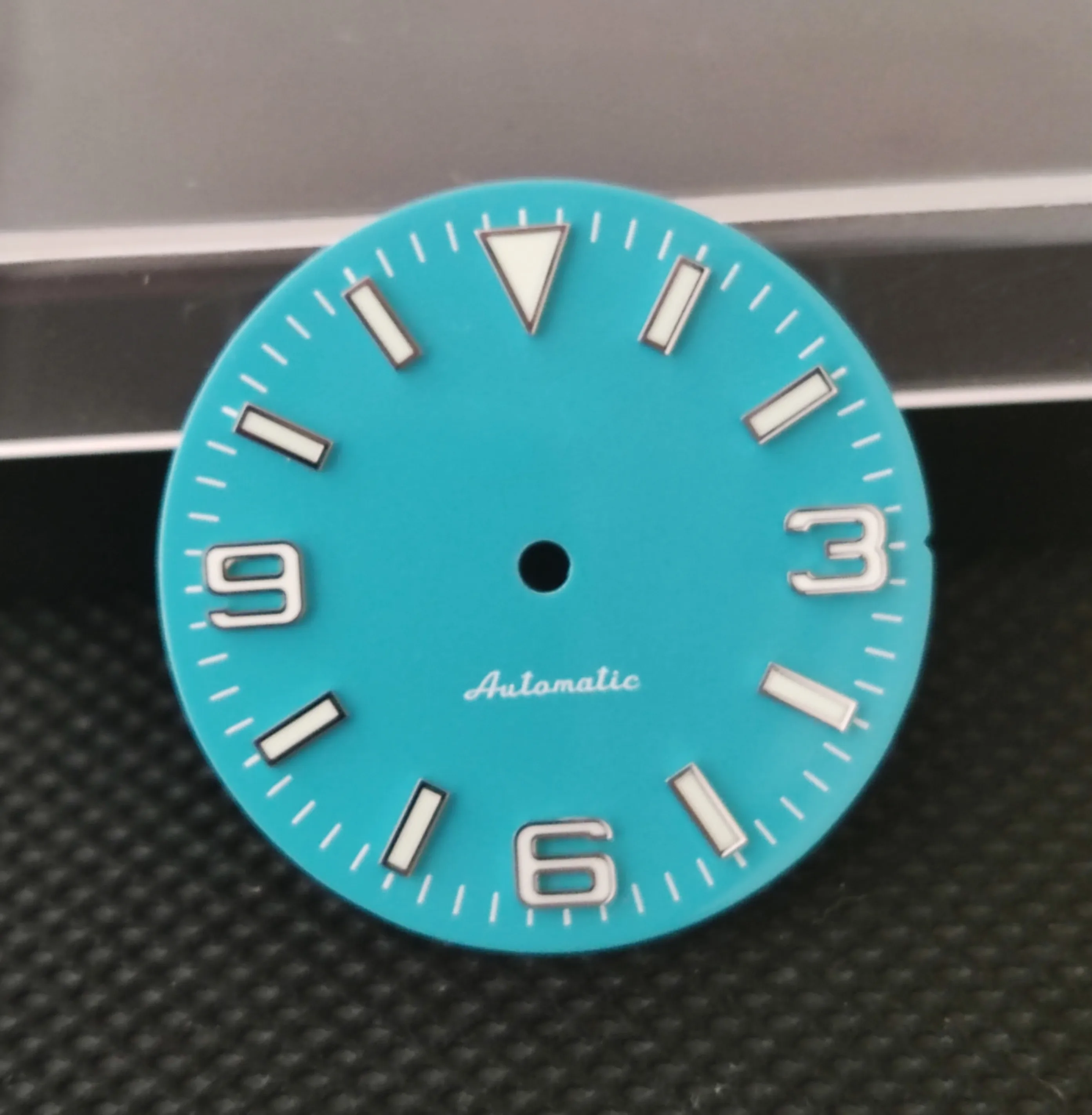 EXPLORER watch dial colourful dial For Skx007 SKX009 abalone Dive watch Turtle NH35  Movement 28.5mm watch mod