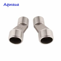 aqwaua shower faucet adaptor stainless steel wall mounted width adjustable for mixer shower accessories angle valve connector